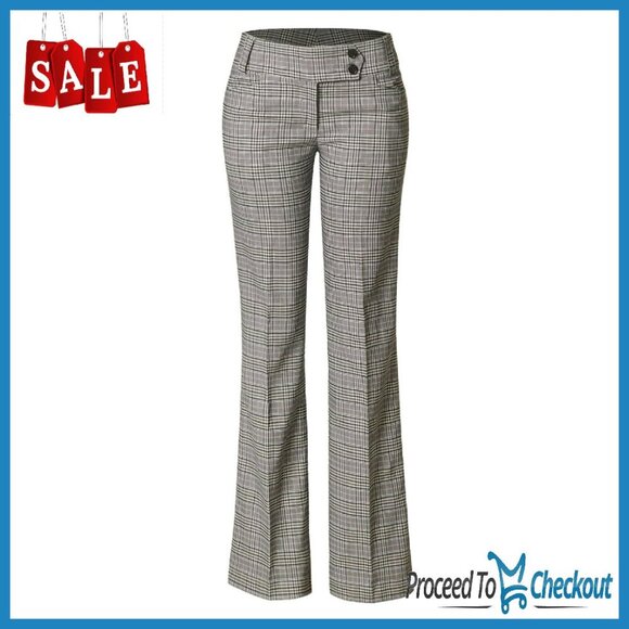 Ultra Stretch Bootcut Dress Pants for Work Office Business Casual